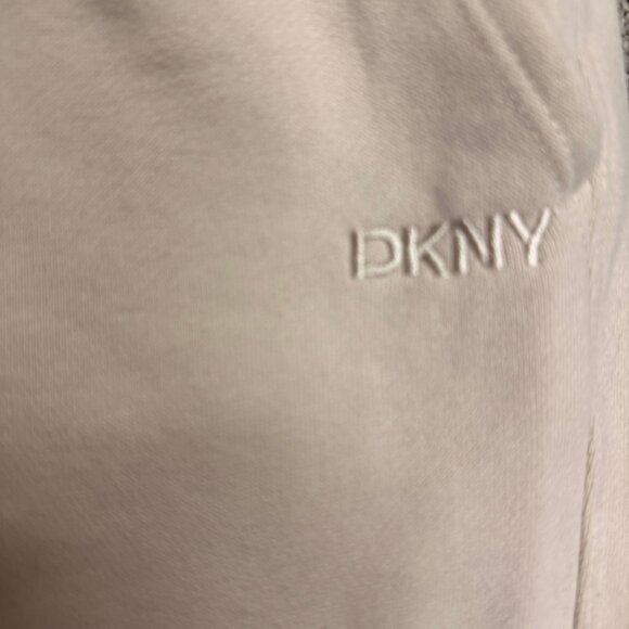 DKNY Sport Beige Wide-Leg Lounge Pants – Soft Cotton Blend, Relaxed Fit Size S - Picture 8 of 10
